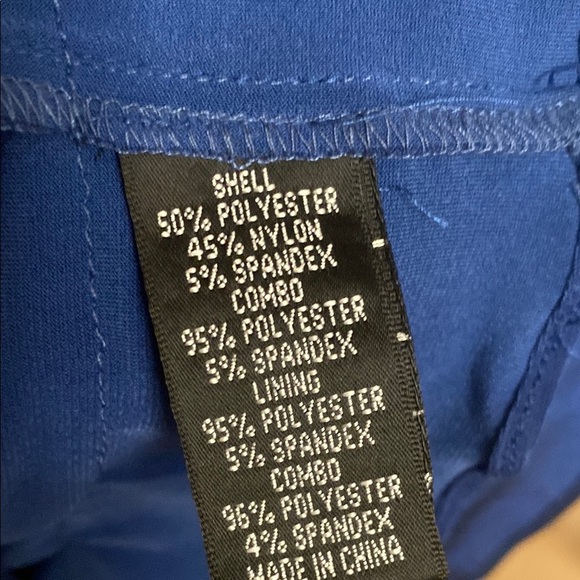 Adrianna Papell Jersey & Charmeuse
Shutter Pleat Dress Sz 6 Royal Blue - Picture 9 of 10